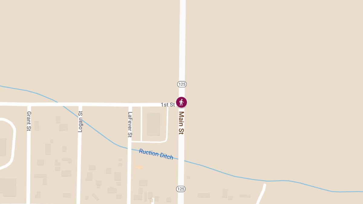 Pedestrian Accident with Fatality at Main St and Highway 125