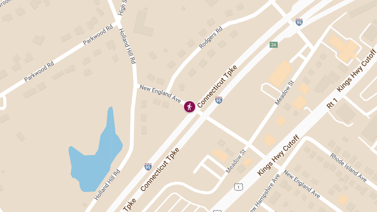 Pedestrian Critically Injured in Crash on New England Ave