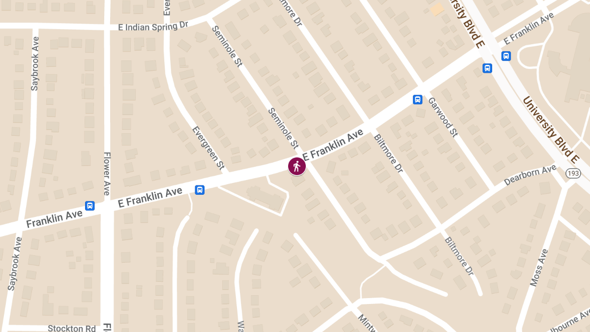 Pedestrian Fatality at East Franklin Ave and Seminole St