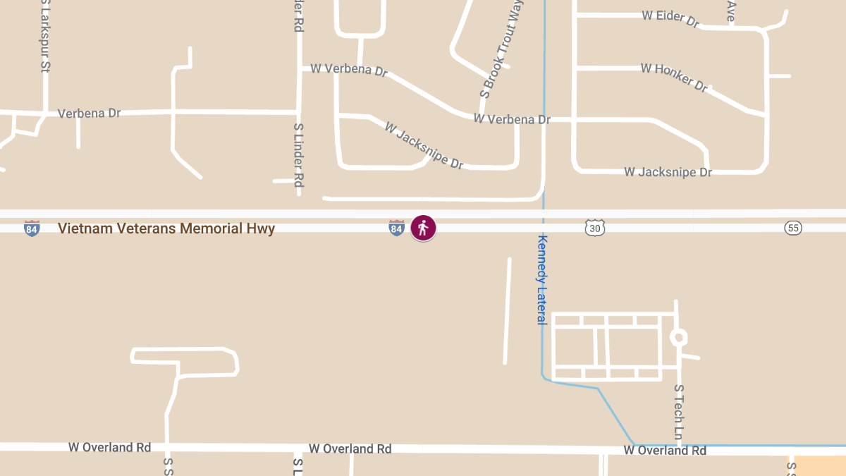 Pedestrian Fatality on I-84 Near Mile Marker 45