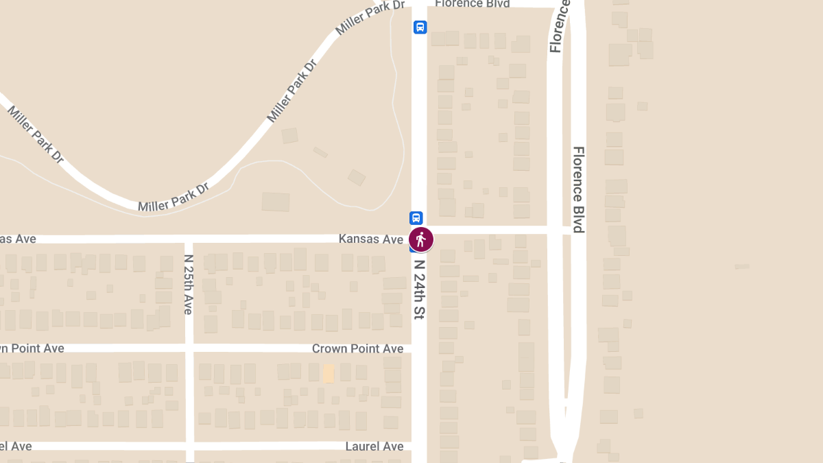 Pedestrian Hit by Vehicle at 24th and Kansas Ave