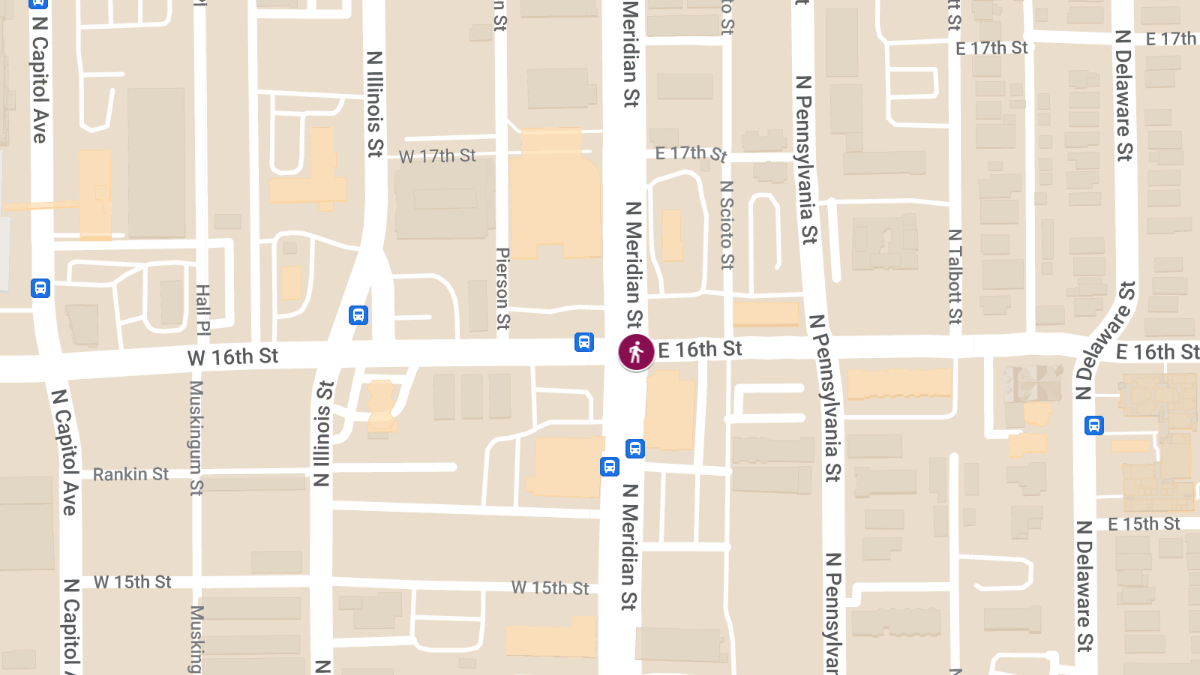 Pedestrian Incident at E 16th St & N Meridian St