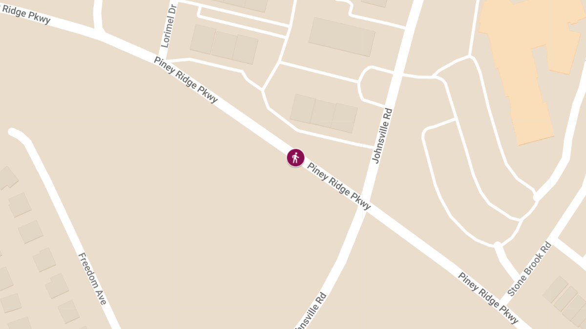 Pedestrian Injured in Accident on Johnsville Rd near Piney Ridge Pkwy