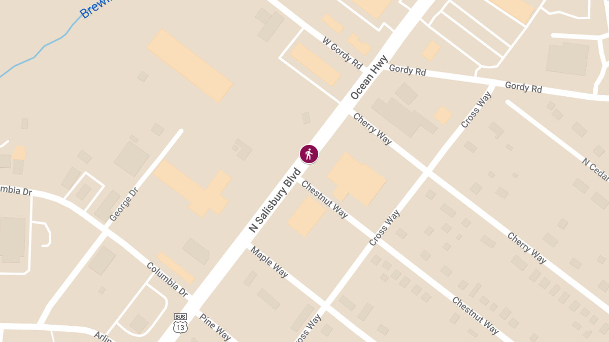 Pedestrian Injured in Crash on N Salisbury Blvd