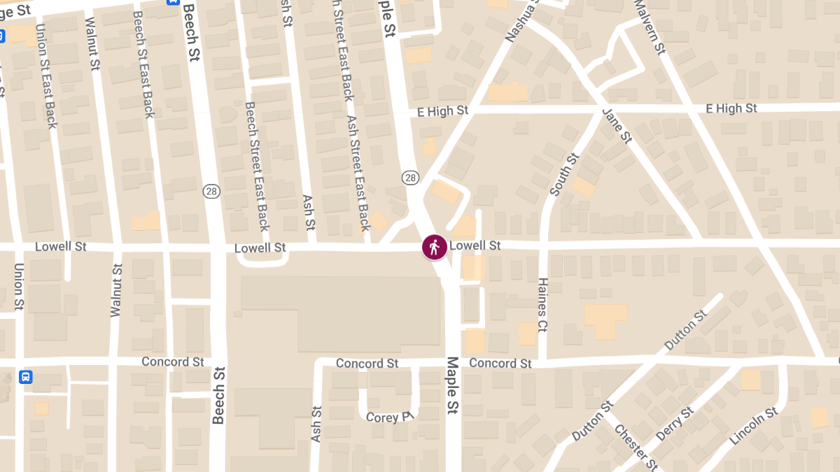 Pedestrian Injured in Maple St & Lowell St Collision