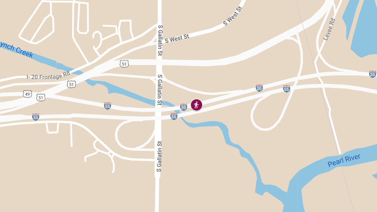 Pedestrian Injured in Vehicle Crash on I-20 at MM 162