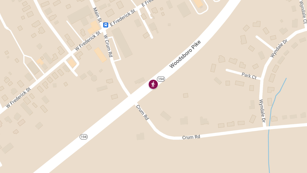 Pedestrian Killed in Collision on MD 194