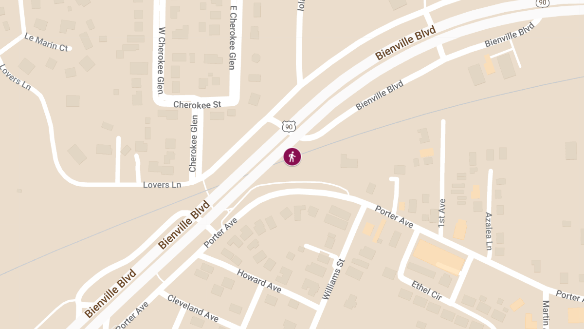 Pedestrian Struck and Killed by Train near Bienville Blvd