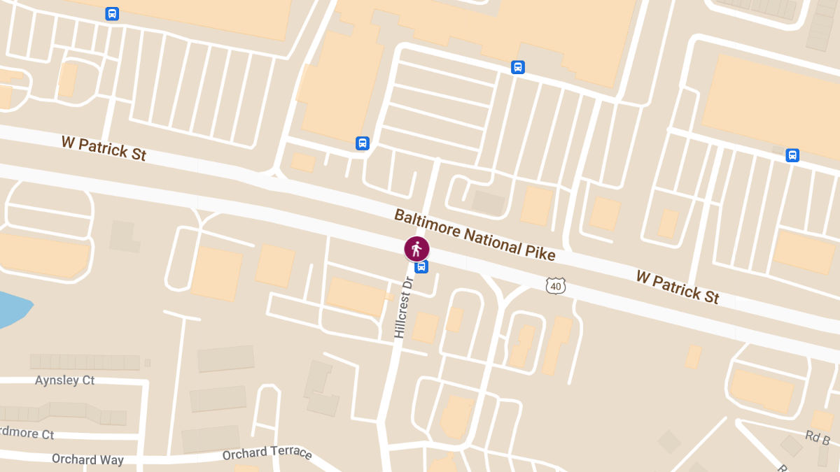 Pedestrian Struck at W Patrick ST & Hillcrest DR