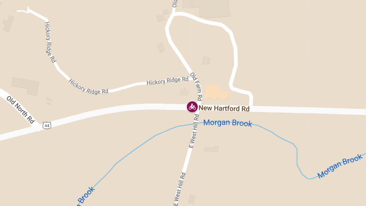 Rider Injured in Motorcycle Accident on New Hartford Rd near E West Hill Rd