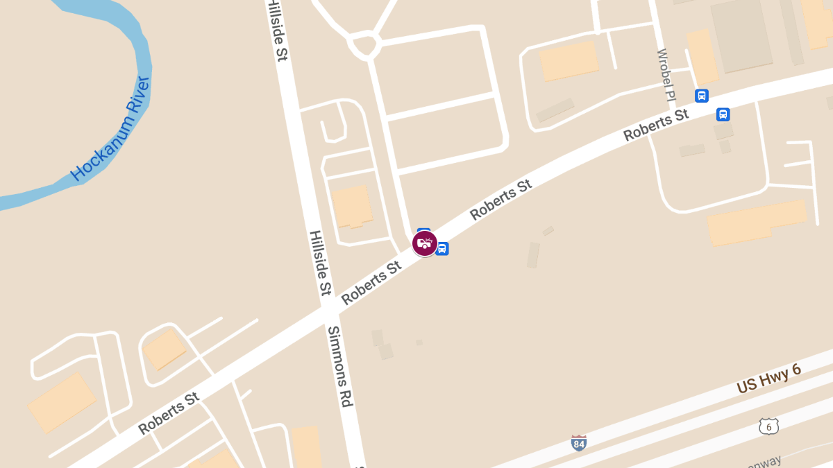 Rollover Accident at Roberts St and Hillside St causes Injury