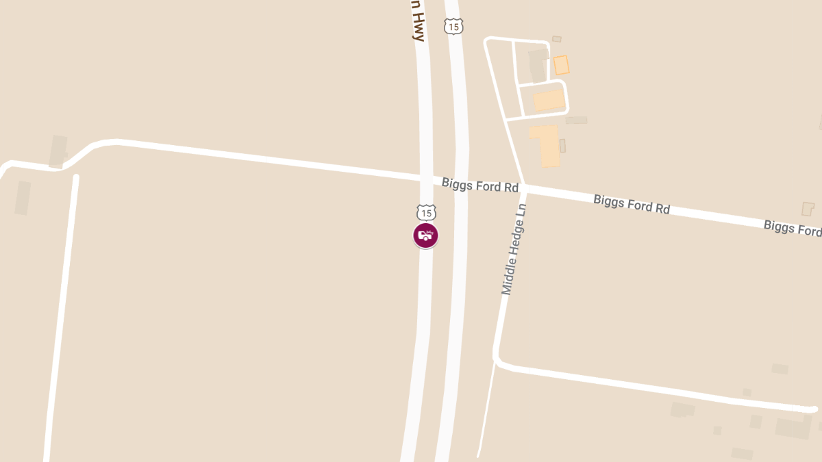 Rollover Accident with Entrapment on Rt 15 NB near Biggs Ford Rd