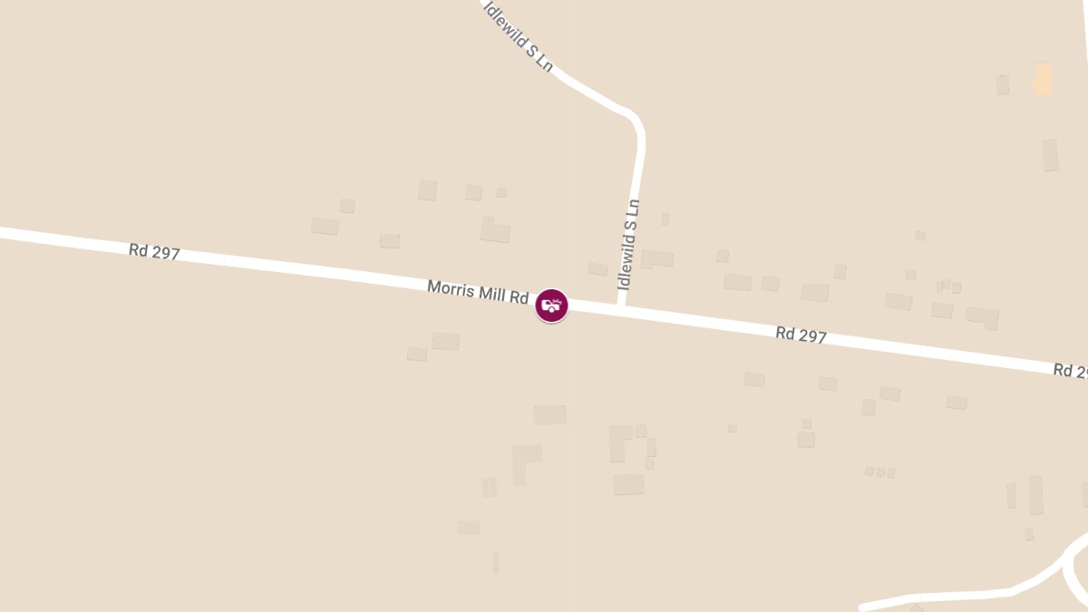 Rollover Crash at 25573 Morris Mill Rd
