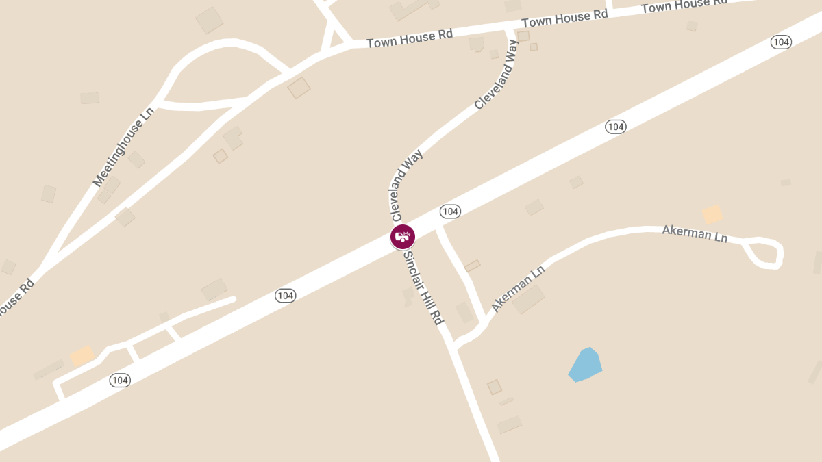 Rollover Crash at Rte 104 & Cleveland Way Results in Injuries