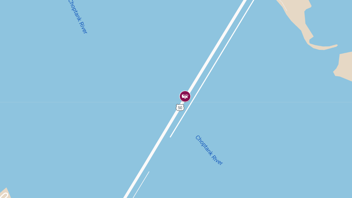 Rollover Crash on WB RT 50 at Malkus Bridge Injures Two