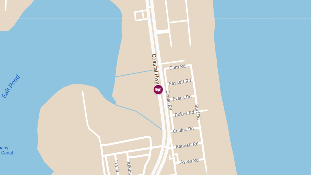 Rollover Crash with Critical Injuries on Coastal Hwy near DE Army National Guard