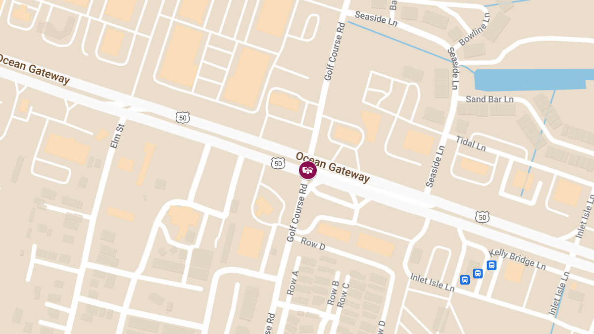 Rollover Crash with Injuries at Ocean Gateway and Golf Course Rd