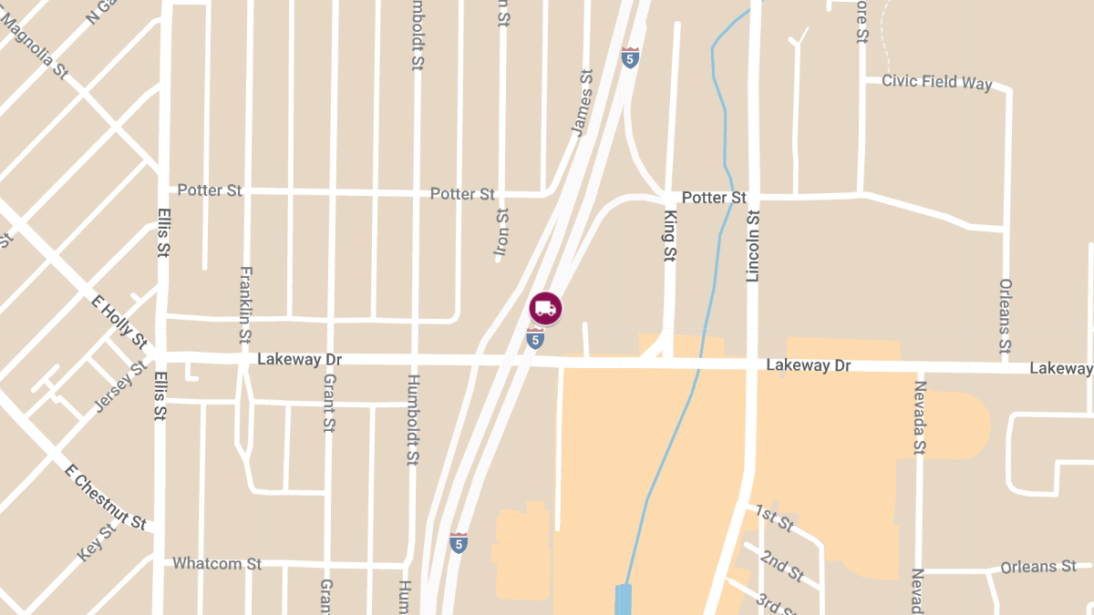 Semi-Truck Driver Injured in Multi-Vehicle Accident on I-5 near Lakeway Dr