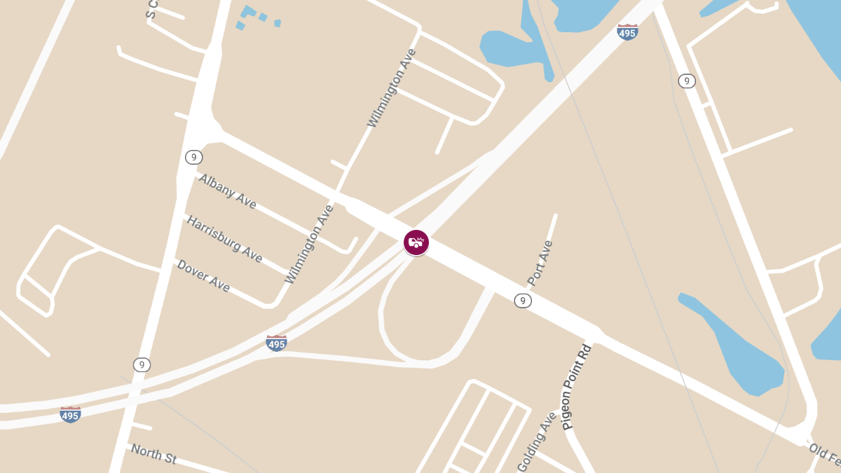 Serious Accident on I-495 NB at Terminal Ave