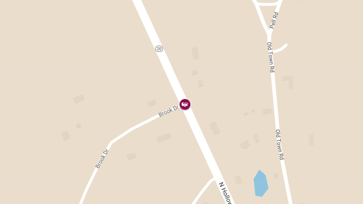 Serious MVA at North Hollow Rd and Brook Drive