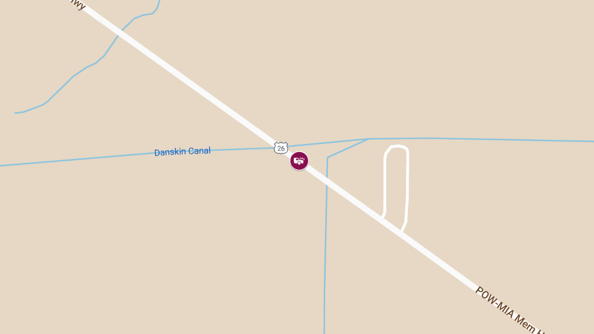 Seven Injured in Two-Vehicle Accident on Hwy 26 near INL Campus