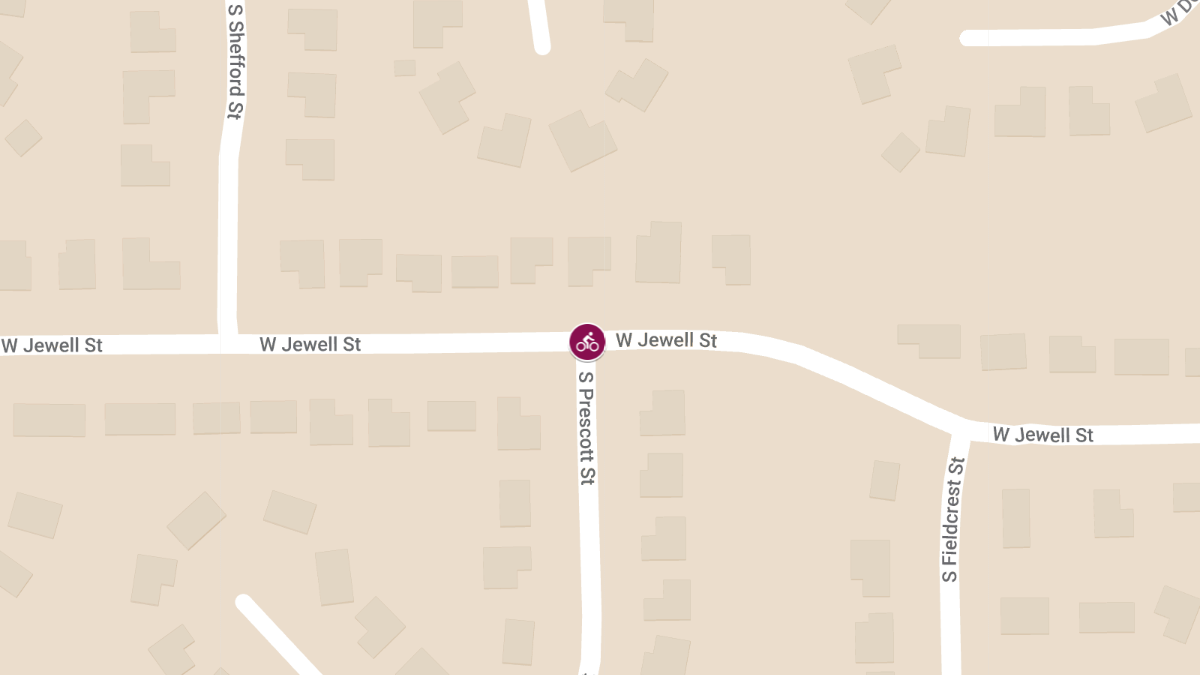 Teen Injured in Bicycle Collision at Jewell & Prescott