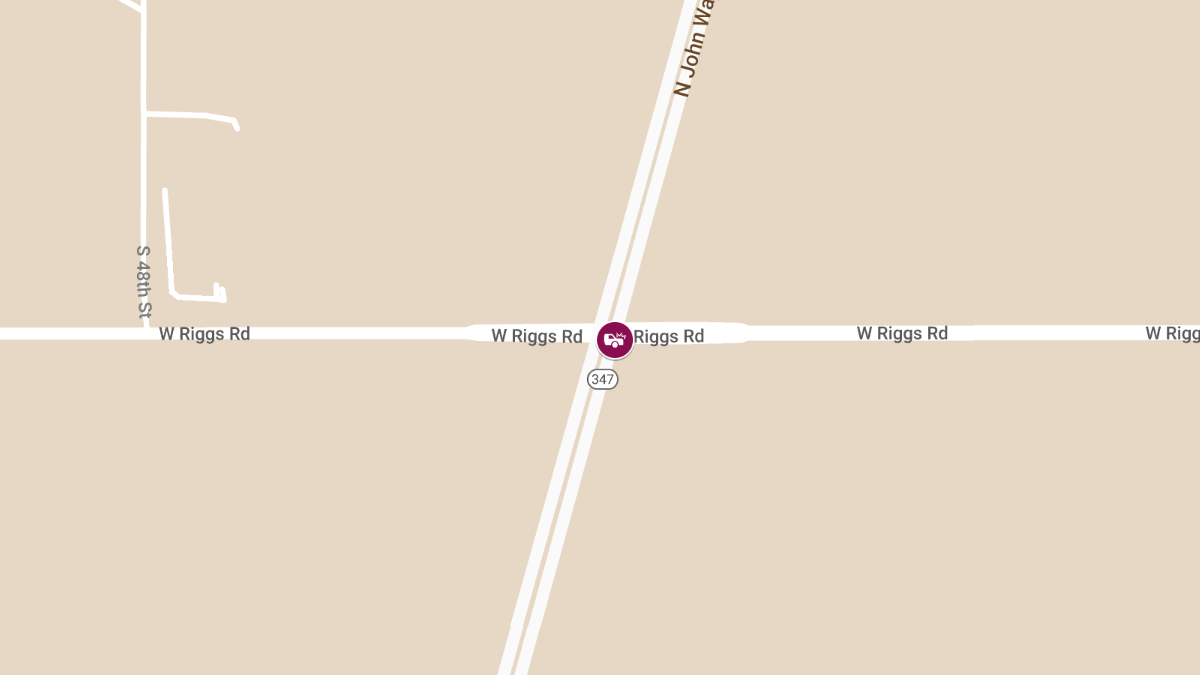 Three-Car Crash on State Route 347 at Riggs Rd