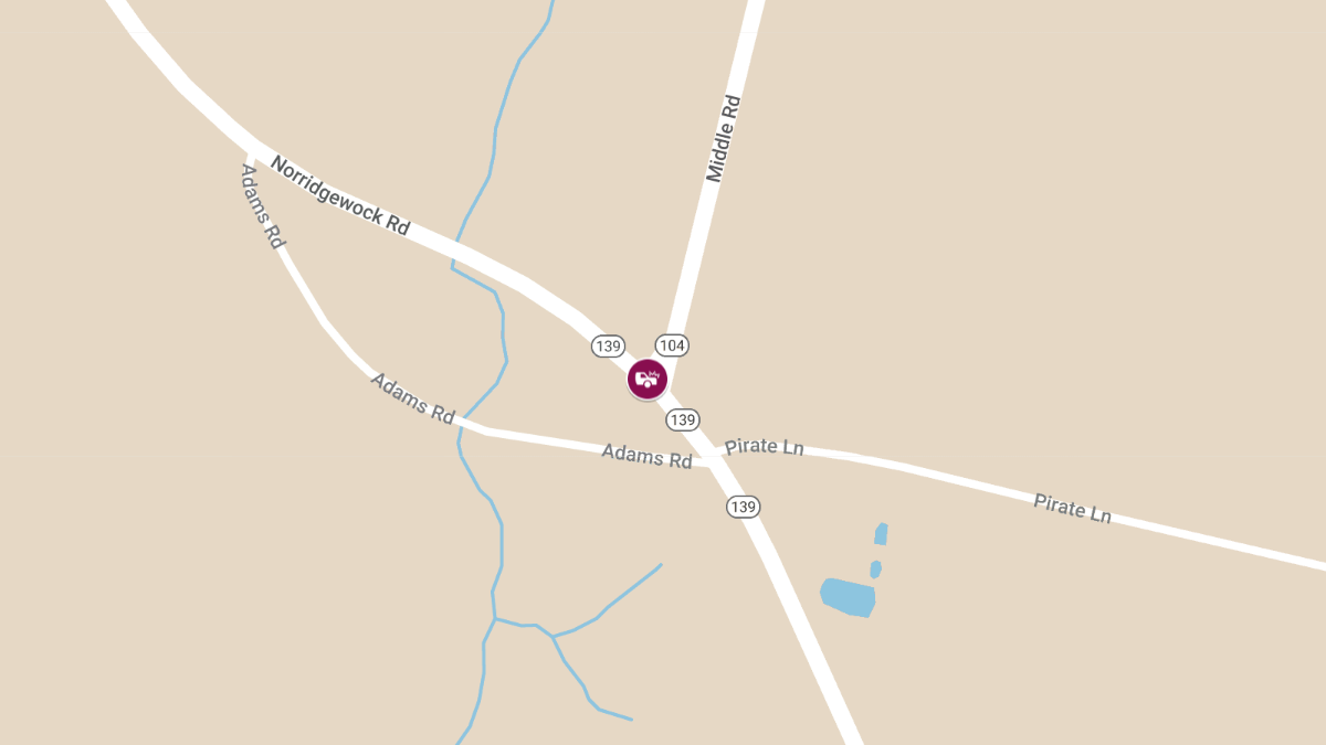 Three Hospitalized in Early Morning Crash at Norridgewock Rd & Middle Rd