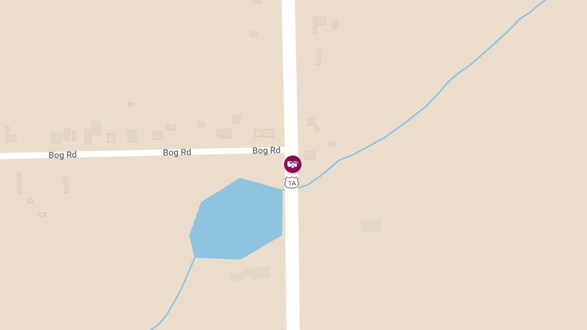Three Injured in Two-Vehicle Crash on Rte 1-A near Bog Rd