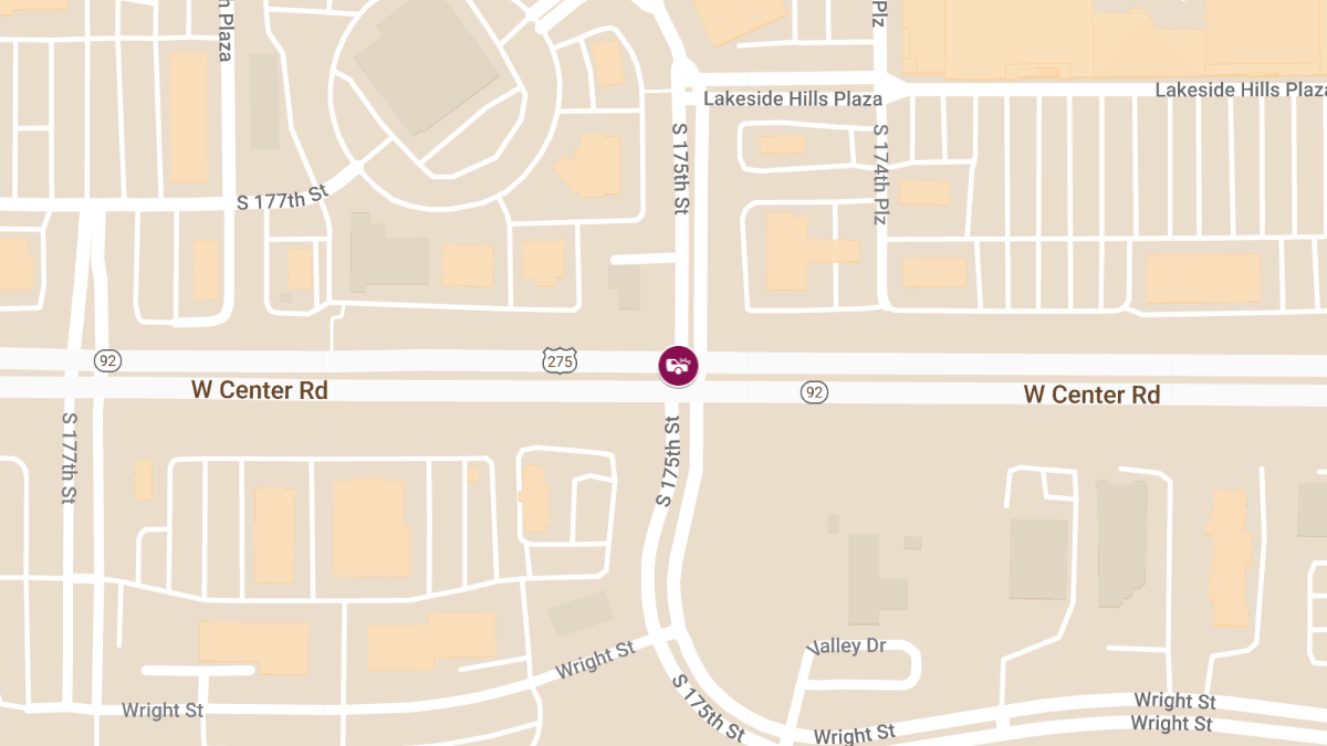 Three Vehicle Accident with Injuries at 175th St and West Center Rd