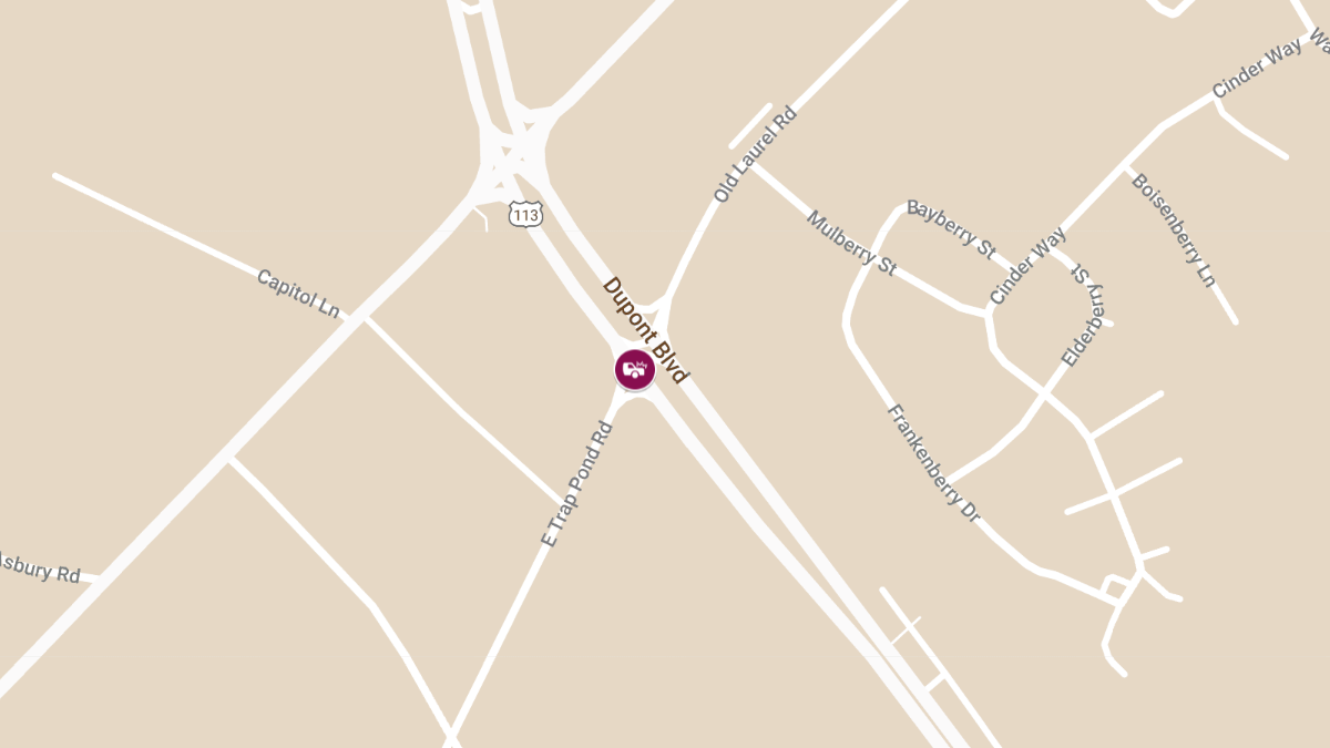 Three-Vehicle Accident with Injuries at Dupont Blvd and Old Laurel Rd