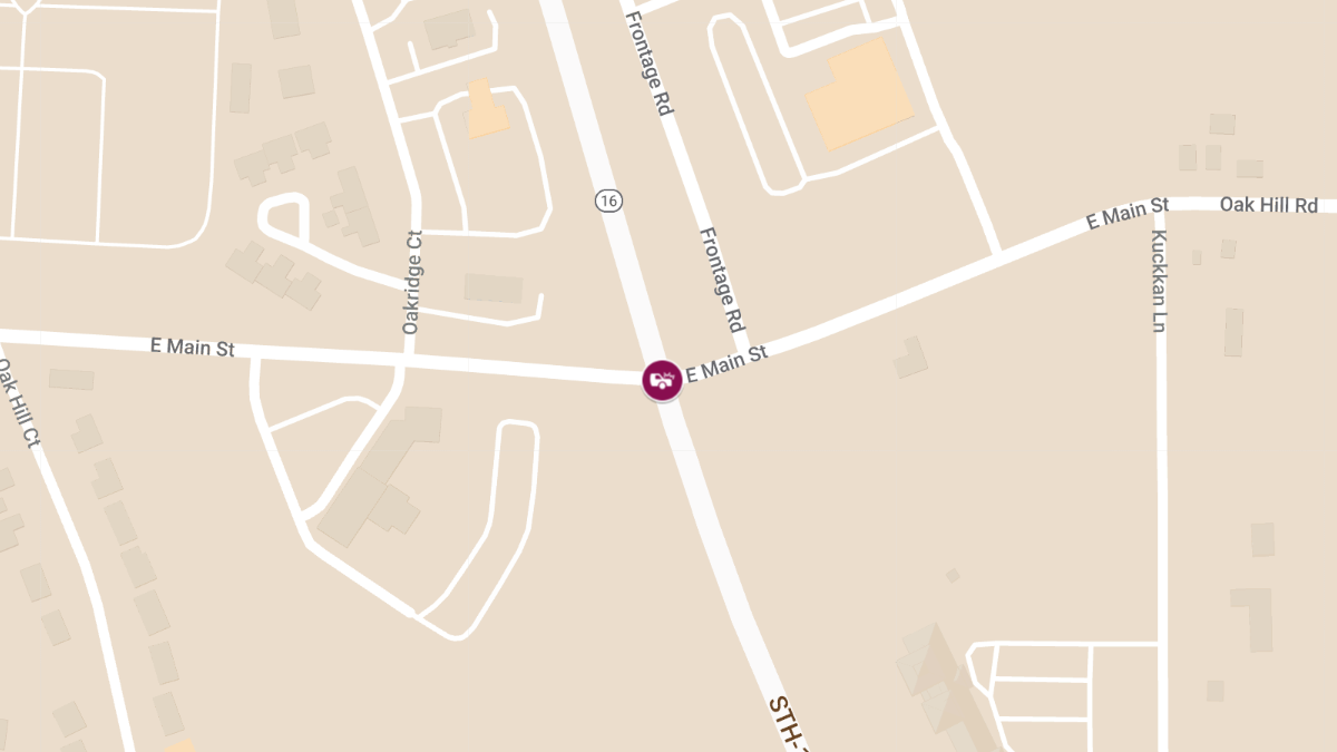 Traffic Accident with Injuries at Bypass 16 & E Main St