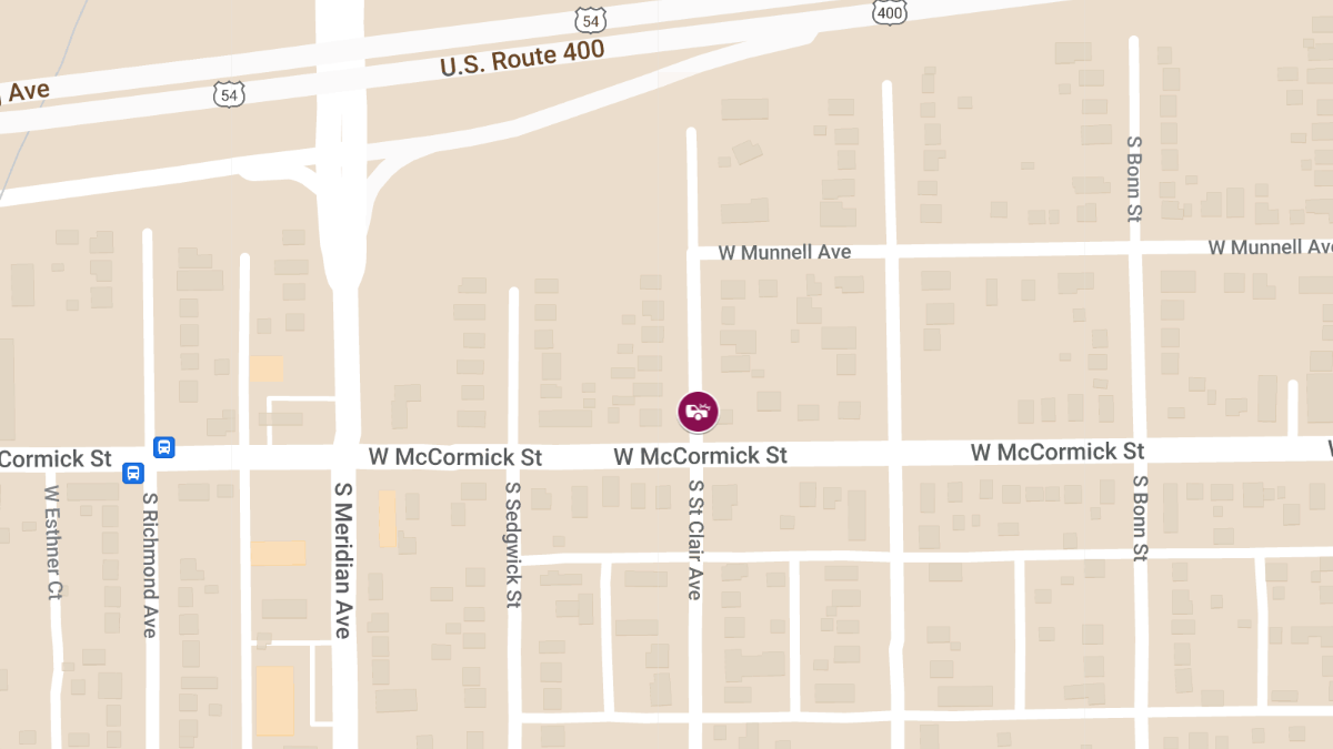 Traffic Accident with Injuries at McCormick and St. Clair