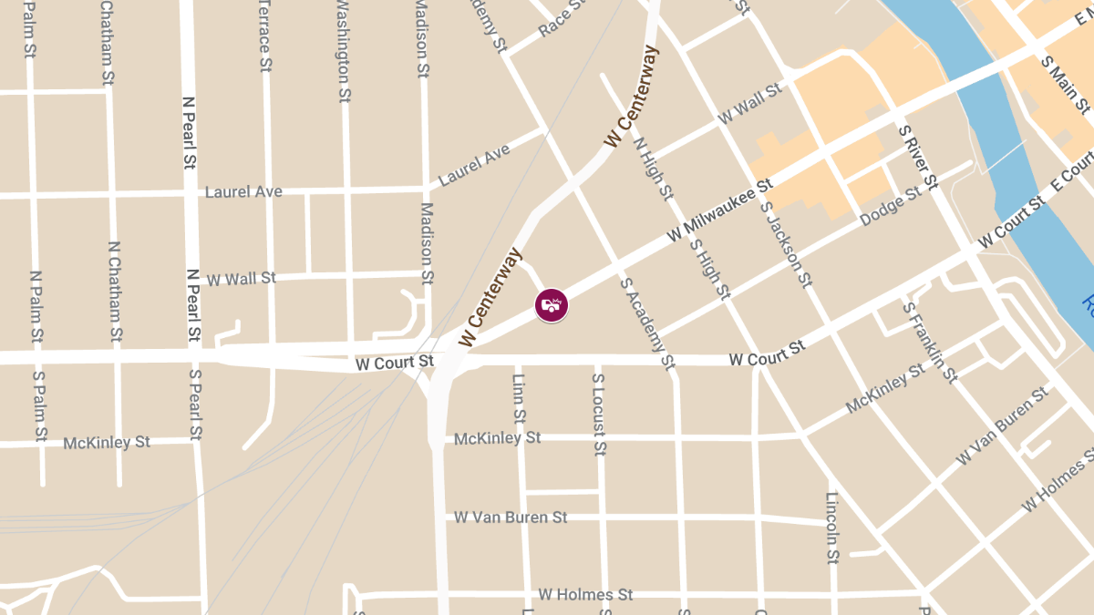 Traffic Accident with Injuries at W Milwaukee St & Locust St