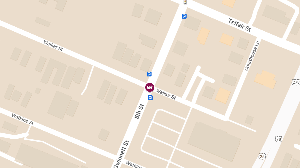 Traffic Accident with Injury at Fifth St and Walker St