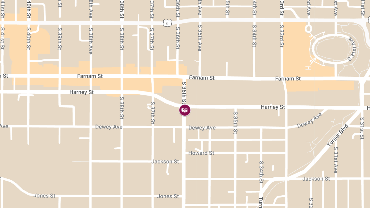 Two-Car Accident with Injuries at 36th St and Harney St