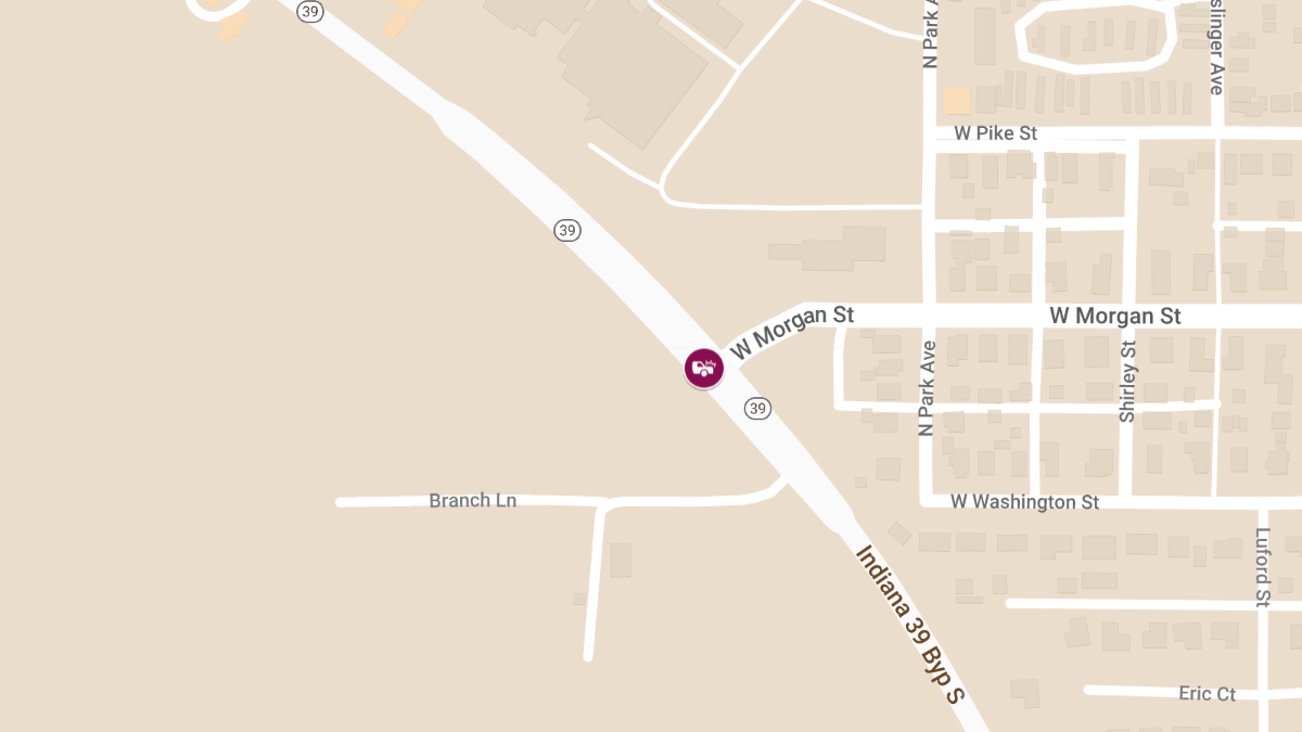 Two-Car Crash at State Road 39 Bypass and West Morgan St