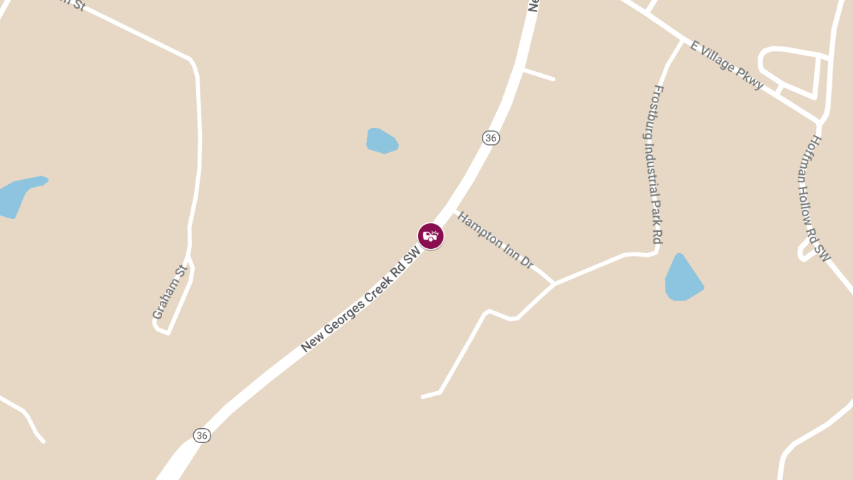 Two Injured in Auto Accident on New Georges Creek Rd