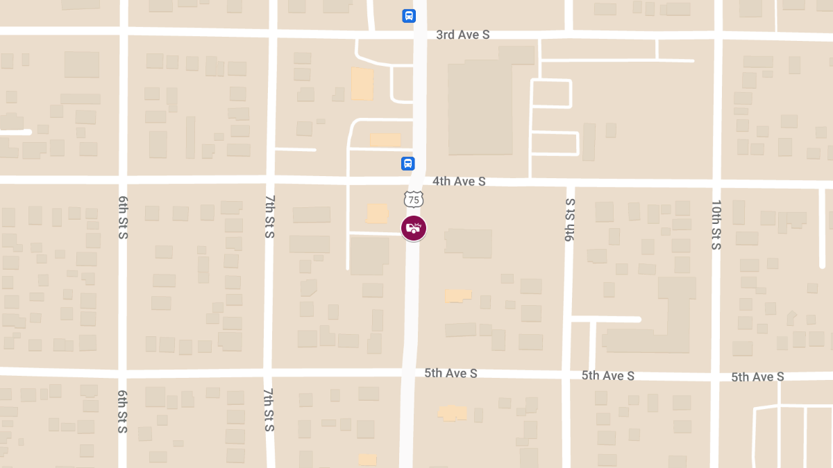 Two Injured in Collision on Hwy 75