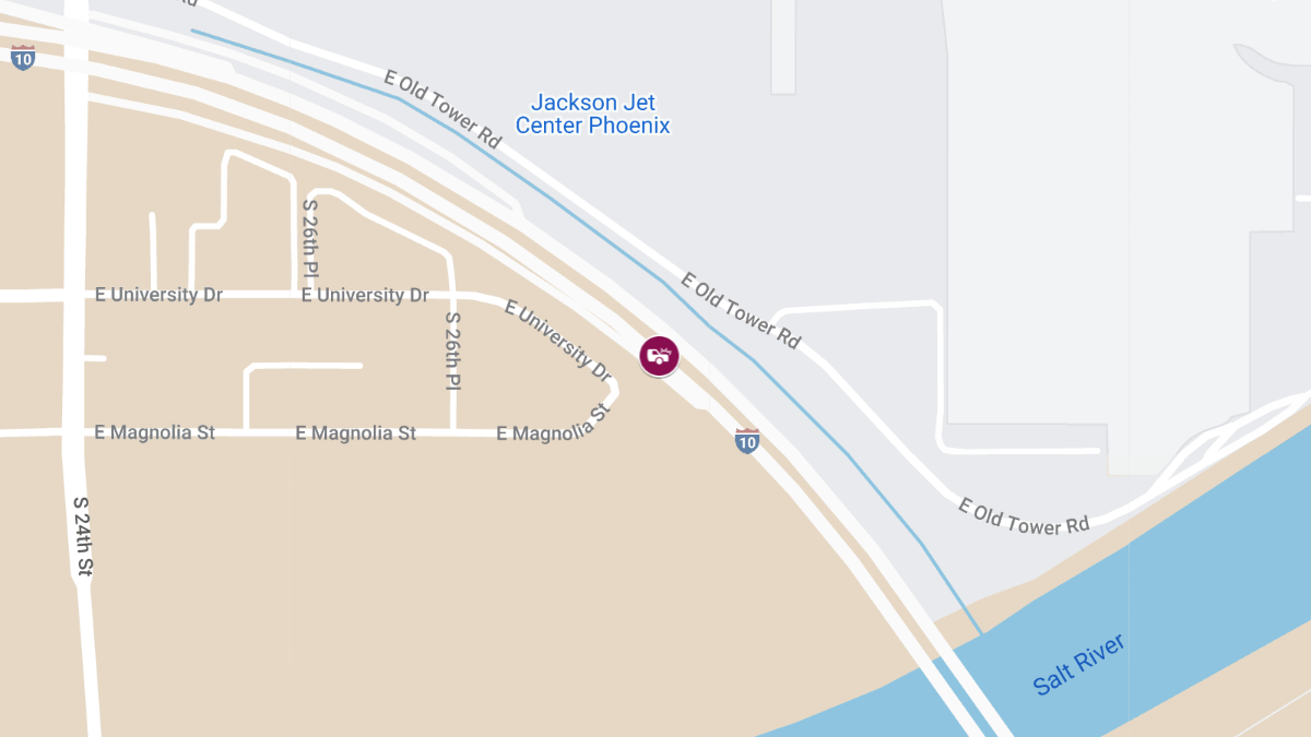 Two Injured in Crash on I-10 at University Dr