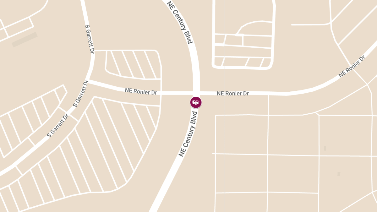 Two Injured in Morning Crash on NE Century Blvd