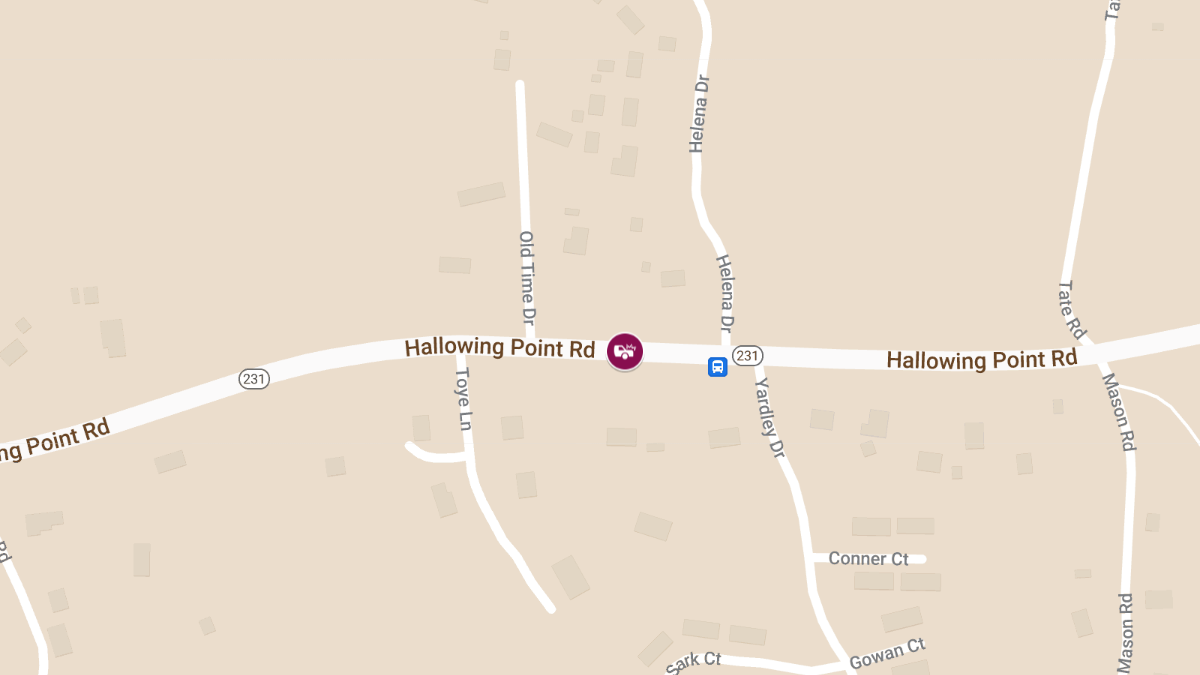 Two Injured in Multi-Vehicle Accident on Hallowing Point Rd