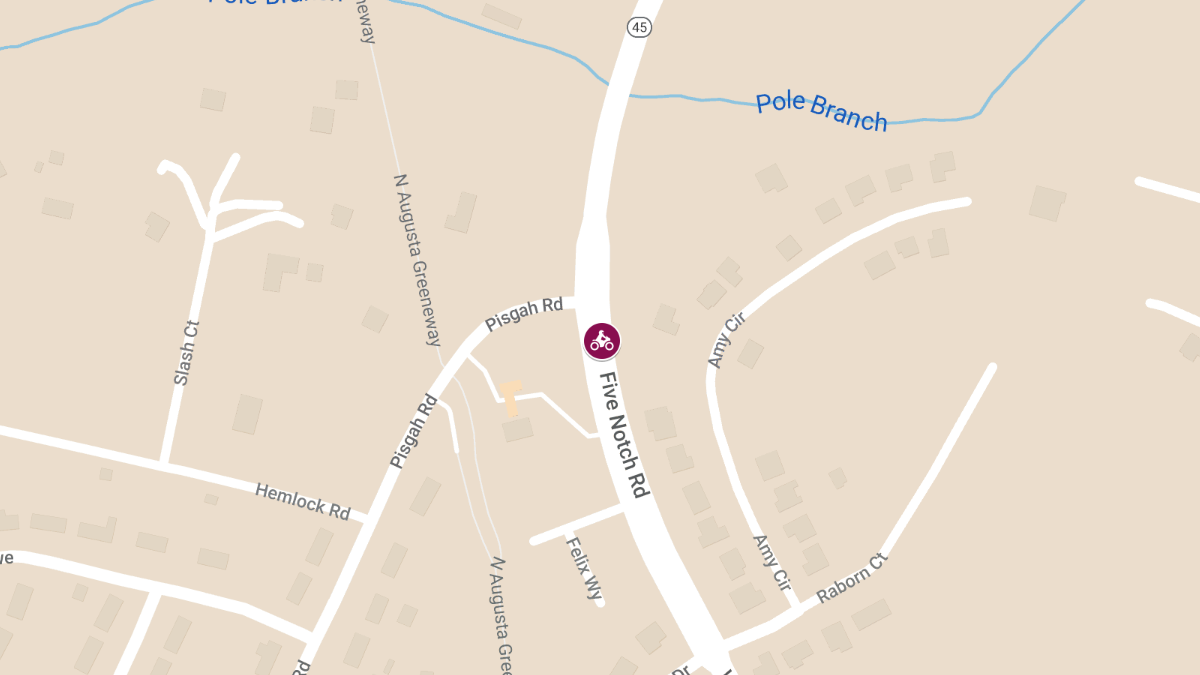Two Motorcyclists Injured in Crash on Five Notch Rd near Pisgah Rd