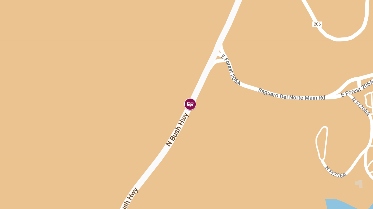 Two Seriously Injured in Single-Vehicle Crash on Bush Hwy Near Saguaro Lake