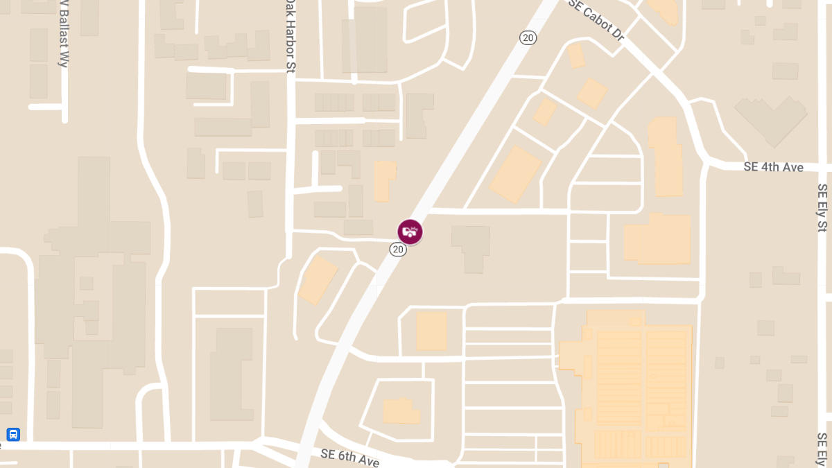 Two-Vehicle Accident on State Route 20