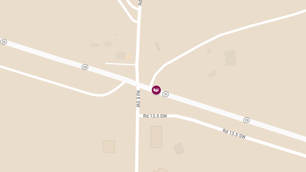 Two Vehicle Accident with Injuries on SR-26