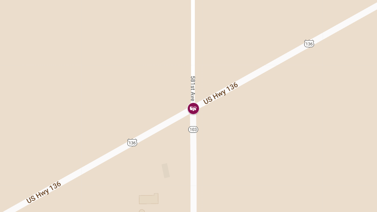 Two-Vehicle Collision with Injury at U.S. 136 and Nebraska 103