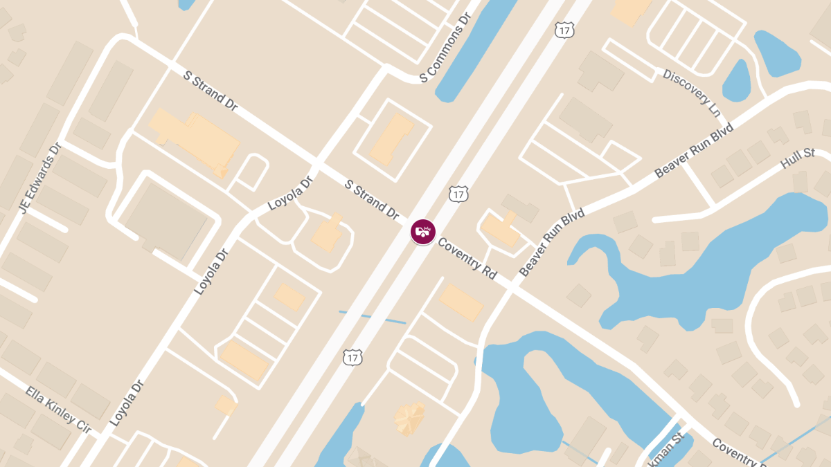 Two-Vehicle Crash at Highway 17 Bypass and Coventry Rd