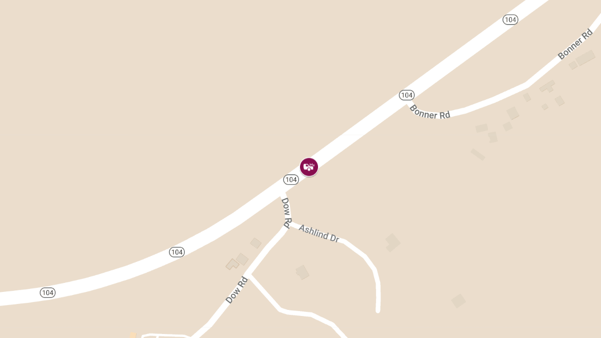 Two-Vehicle Crash on Rt 104 Near Dow Rd Causes Injuries