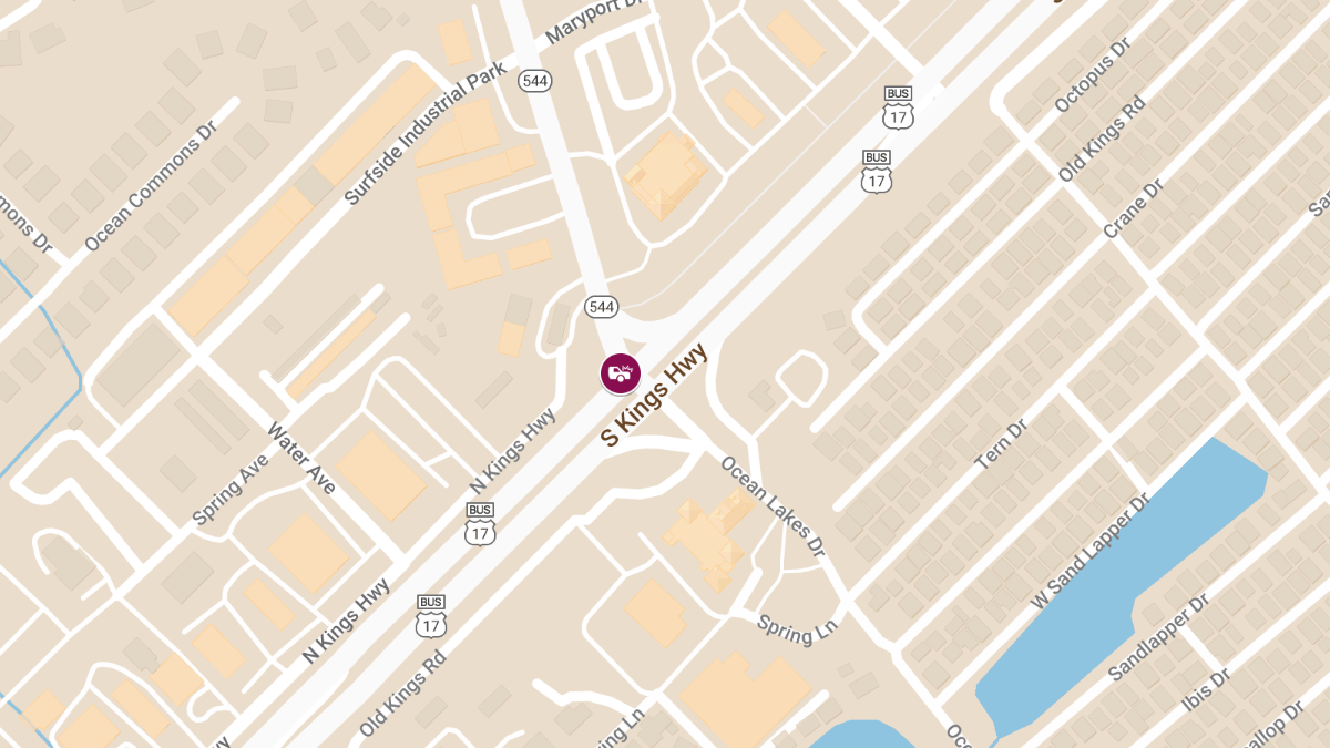 Two-Vehicle Crashes on Highway 17 Bypass near Dick Pond Rd